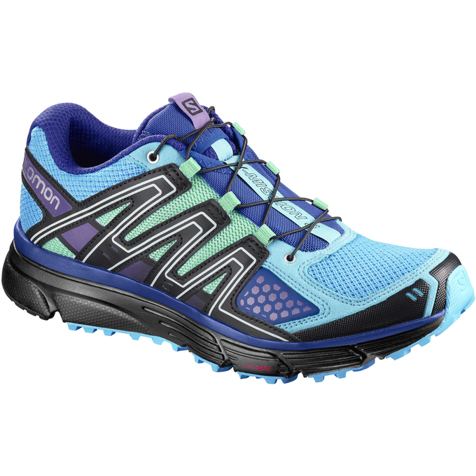 Salomon Singapore Womens Trail Running Shoes - X-MISSION 3 W Blue/Light Blue | 76502-JXCK